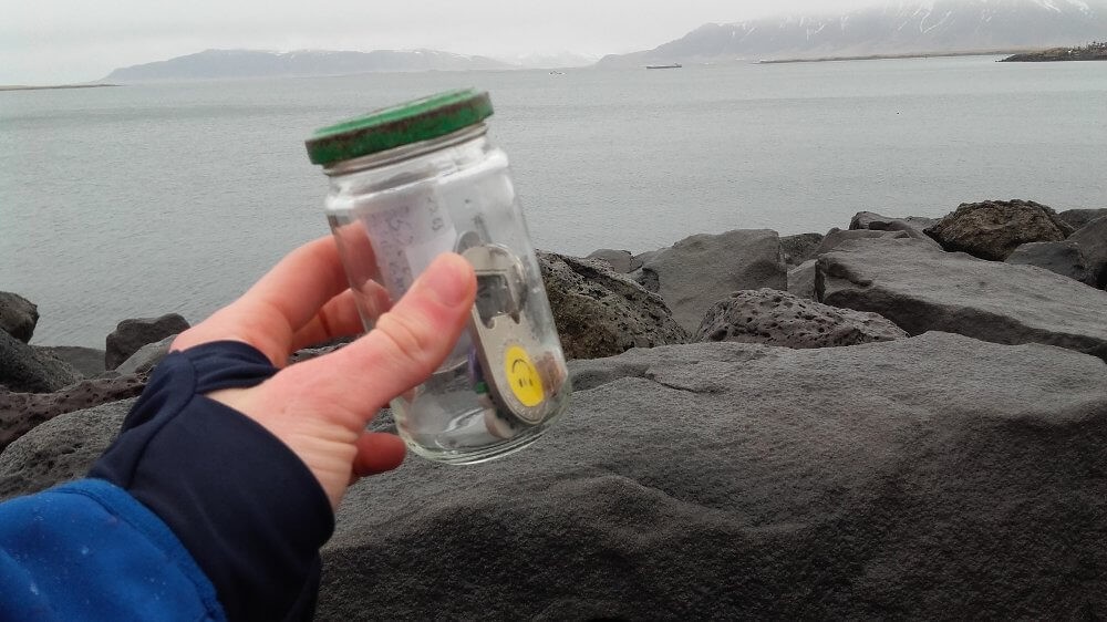 Photo d'une cache de geocaching découverte en Islande