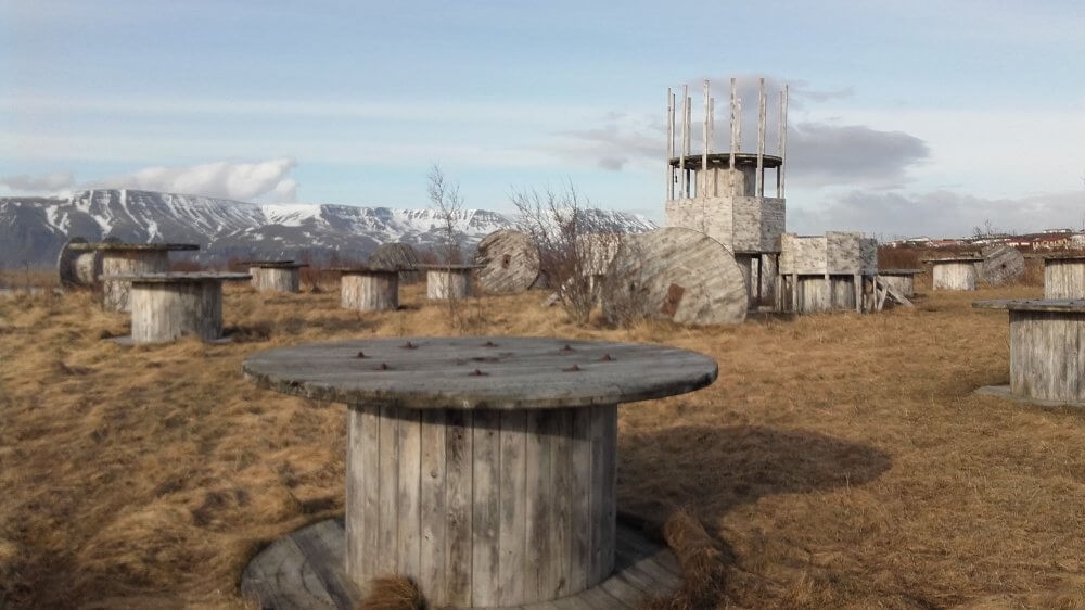 un parc abandonné en Islande