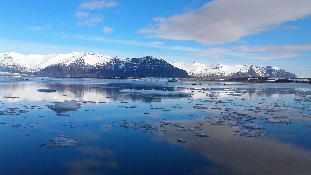 Lagoon glacé en Islande