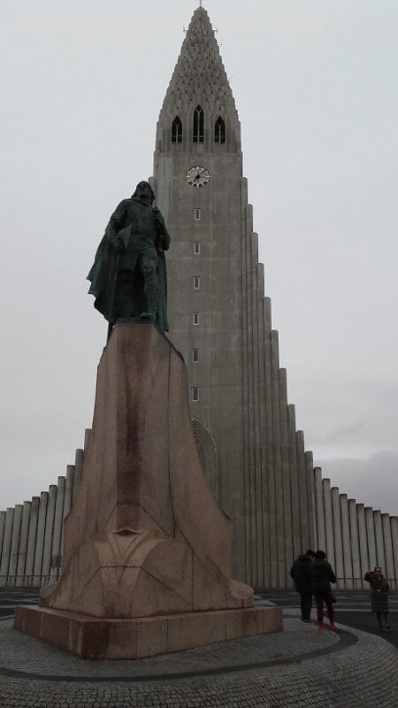 La Hallgrímskirkja, cathédrale de Reykjavik
