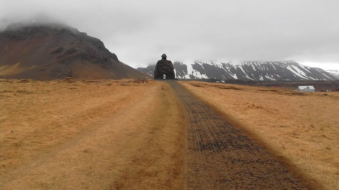Une construction en pierre en Islande