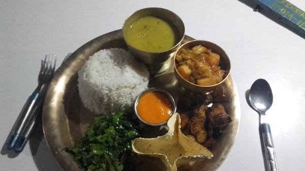 Le Dal Bhat du diner